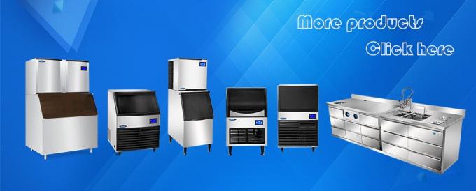 Raffreddamento a aria della macchina 60kg della macchina per ghiaccio del blocchetto di acciaio inossidabile R401A 14